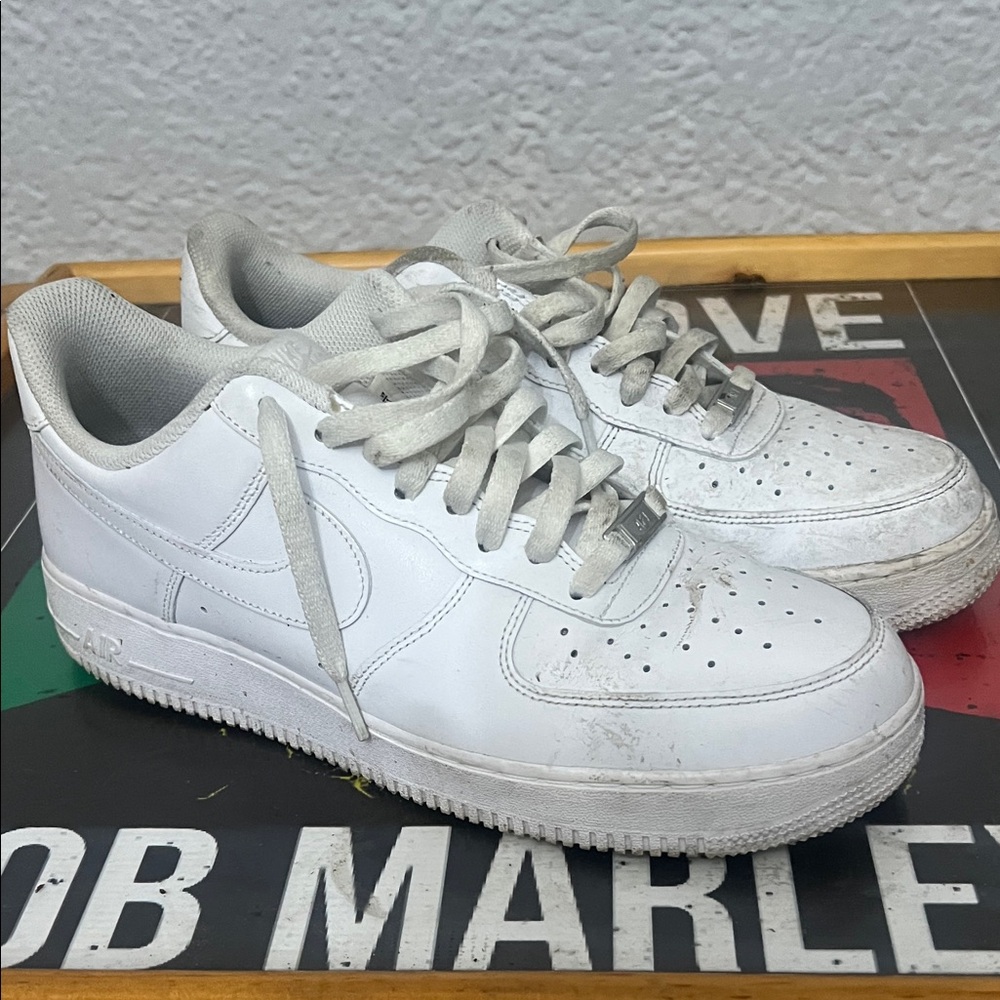 Nike Men's White Air Force 1 Sneakers